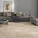 Royal Beige Honed Marble Tiles 18x18