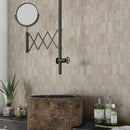 Royal Beige Honed 5/8x3 Marble Mosaics 12x12
