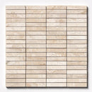 Royal Beige Honed 5/8x3 Marble Mosaics 12x12