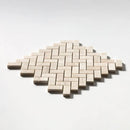 Royal Beige Honed Herringbone 1x2 Marble Mosaics 11x11