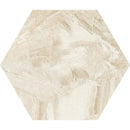 Royal Beige Honed Hexagon Waterjet Marble Waterjet Mosaics 5 25/32x5
