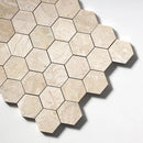 Royal Beige Polished Hexagon Marble Mosaics 10 3/8x12