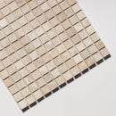 Royal Beige Polished 1x1 Marble Mosaics 12x12