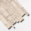 Royal Beige Polished Slides Marble Mosaics 11x17