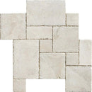 Royal Beige Reclaimed Marble Pavers Ashlar Pattern