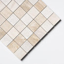 Royal Beige Textured 2x2 Marble Mosaics 12x12