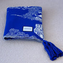 GobekUsa Blue Knitted Sofa Blanket for All Seasons at Home