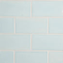 Seafoam Glossy Subway Ceramic Tiles 3x6