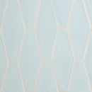 Seafoam Glossy Longest Hexagon Ceramic Tiles 3x7 7/8