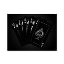 Royal Flush - Silver Canvas