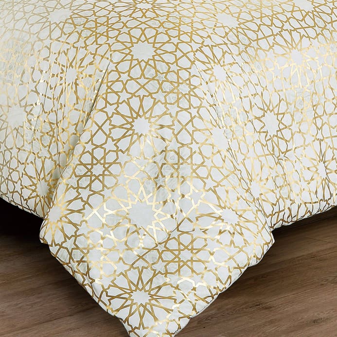 Royal Gold Jacquard Comforter