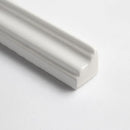Royal White Glossy Finish Trim Ceramic Moldings 1x6