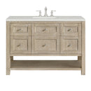 James Martin Breckenridge 48" Single Bathroom Vanity, Whitewashed Oak