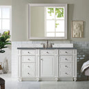 James Martin Bristol 60" Single Bathroom Vanity, Bright White