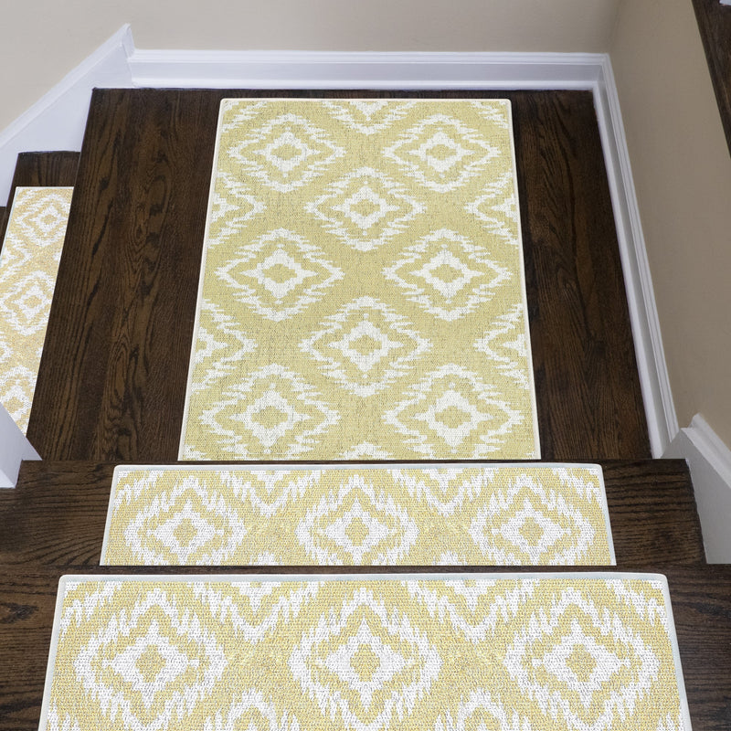 Sussexhome Tetra One Collection 2 x 3 Foot Heavy Duty Low Pile  Landing Rug Runner