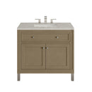 James Martin Chicago 36" Single Bathroom Vanity, Walnut Whisper