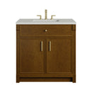 James Martin Bellshire 36" Single Bathroom Vanity, Honey Oak