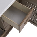 James Martin Portland 72" Double Bathroom Vanity, Whitewashed Walnut