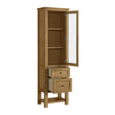 James Martin Breckenridge Linen Cabinet, Light Natural Oak