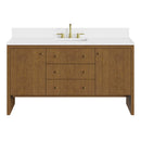 James Martin Hudson 60" Single Bathroom Vanity, Honey Oak