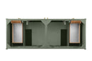 James Martin Chicago 60" Double Vanity Cabinet, Smokey Celadon