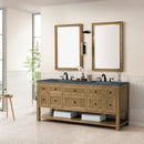 James Martin Breckenridge 72" Double Bathroom Vanity, Light Natural Oak