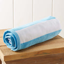 Cotton Velour Cabana Stripe Beach Towel - Novia Collection by Great Bay Home