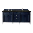 James Martin Brittany 72" Double Bathroom Vanity, Victory Blue