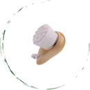 Facial Brush with Bamboo Handle