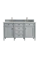 James Martin Brittany 60" Double Bathroom Vanity, Urban Gray