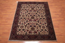 6'1" x 8'7" Hand Knotted 250 KPSI Superfine Wool Oriental Area rug Beige