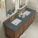 James Martin Lorelai 72" Double Bathroom Vanity, Mid-Century Walnut