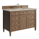James Martin Brittany 48" Single Bathroom Vanity, Pecan
