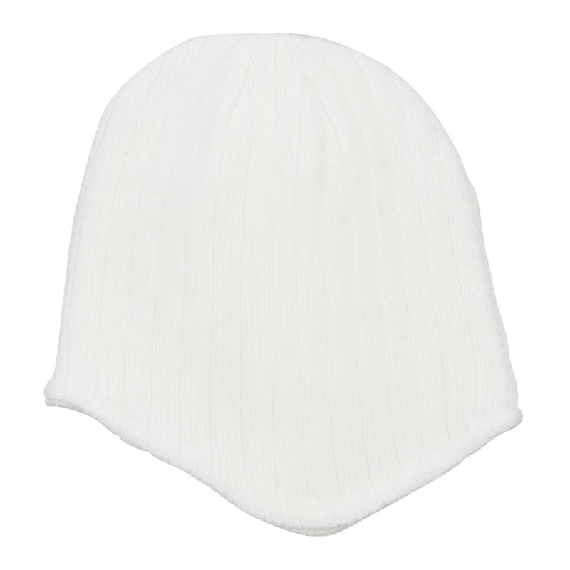 Rib Knit Ear Flap Beanie