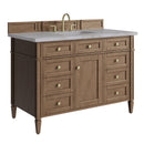 James Martin Brittany 48" Single Bathroom Vanity, Pecan