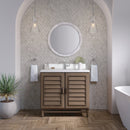 James Martin Portland 36" Single Bathroom Vanity, Whitewashed Walnut