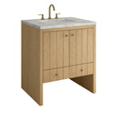 James Martin Hudson 30" Single Bathroom Vanity, Light Natural Oak