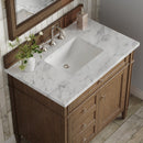 James Martin Brittany 36" Single Bathroom Vanity, Saddle Brown