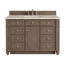 James Martin Bristol 48" Single Bathroom Vanity, Whitewashed Walnut