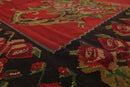 8'4" x 11' Hand Woven Wool Antique Turkish Kilim Flatweave Area Rug Red