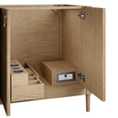 James Martin Kinnsden 72" Double Bathroom Vanity, Weathered Oak
