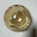 Ruby red swirl glass ball pendant lamp living room decor by Decorbites