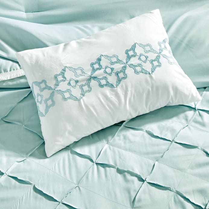 Ruffle Baby Blue Comforter