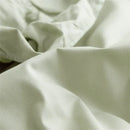 GobekUsa Light Green Flounce 600TC Egyptian Cotton Bedding Set - Queen/King Size