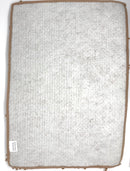 DaDa Bedding Coffee Brown Shaggy Soft Chenille Noodle Carpet Rug Bath Mat