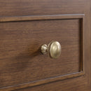 James Martin Lorelai 72" Double Bathroom Vanity, Mid-Century Walnut