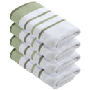 Decorative Cotton Stripe Bath Towel Set - Noelle Collection by Great Bay Home