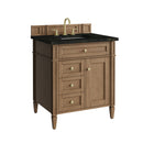 James Martin Brittany 30" Single Bathroom Vanity, Pecan