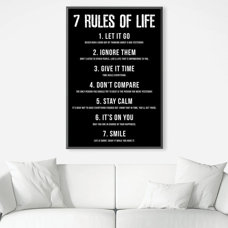 Rules of Life Canvas