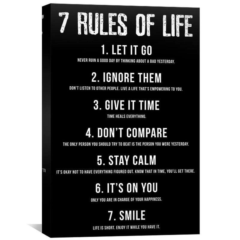 Rules of Life Canvas